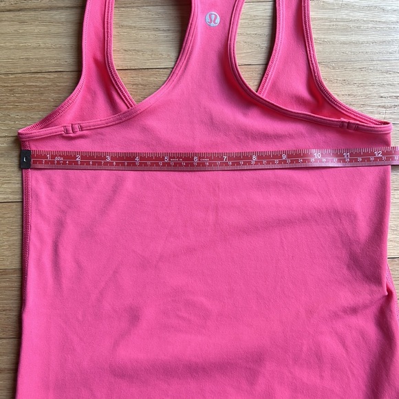 Pink Lululemon tank see measurements for sizing - Picture 11 of 12